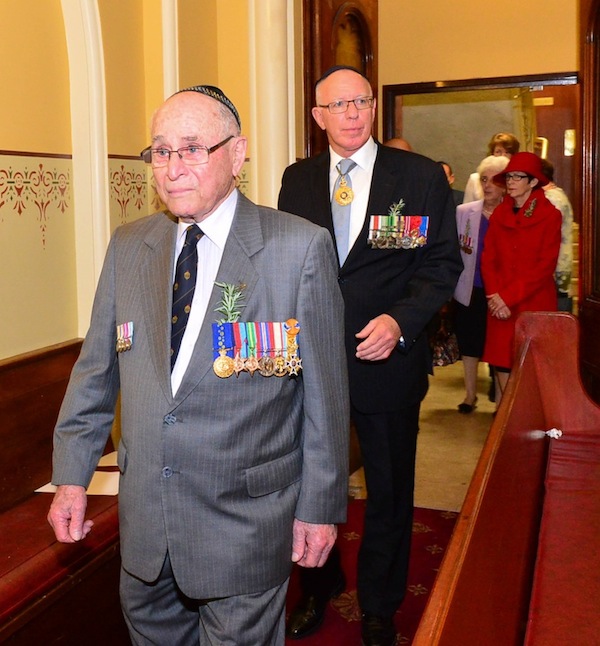 Mr Wesley Browne OAM, entering the Sanctuary followed by The Governor, His Excellency General The Hon David Hurley AC DSC (Ret’d) (Photo taken by Henry Benjamin on behalf of CoAJP)