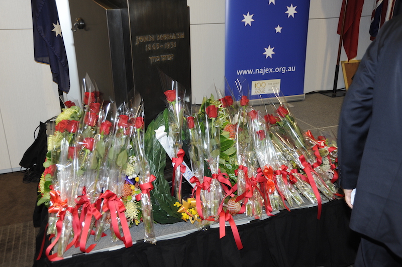 Floral Tributes (Photo taken by Alan Shaw for NAJEX)